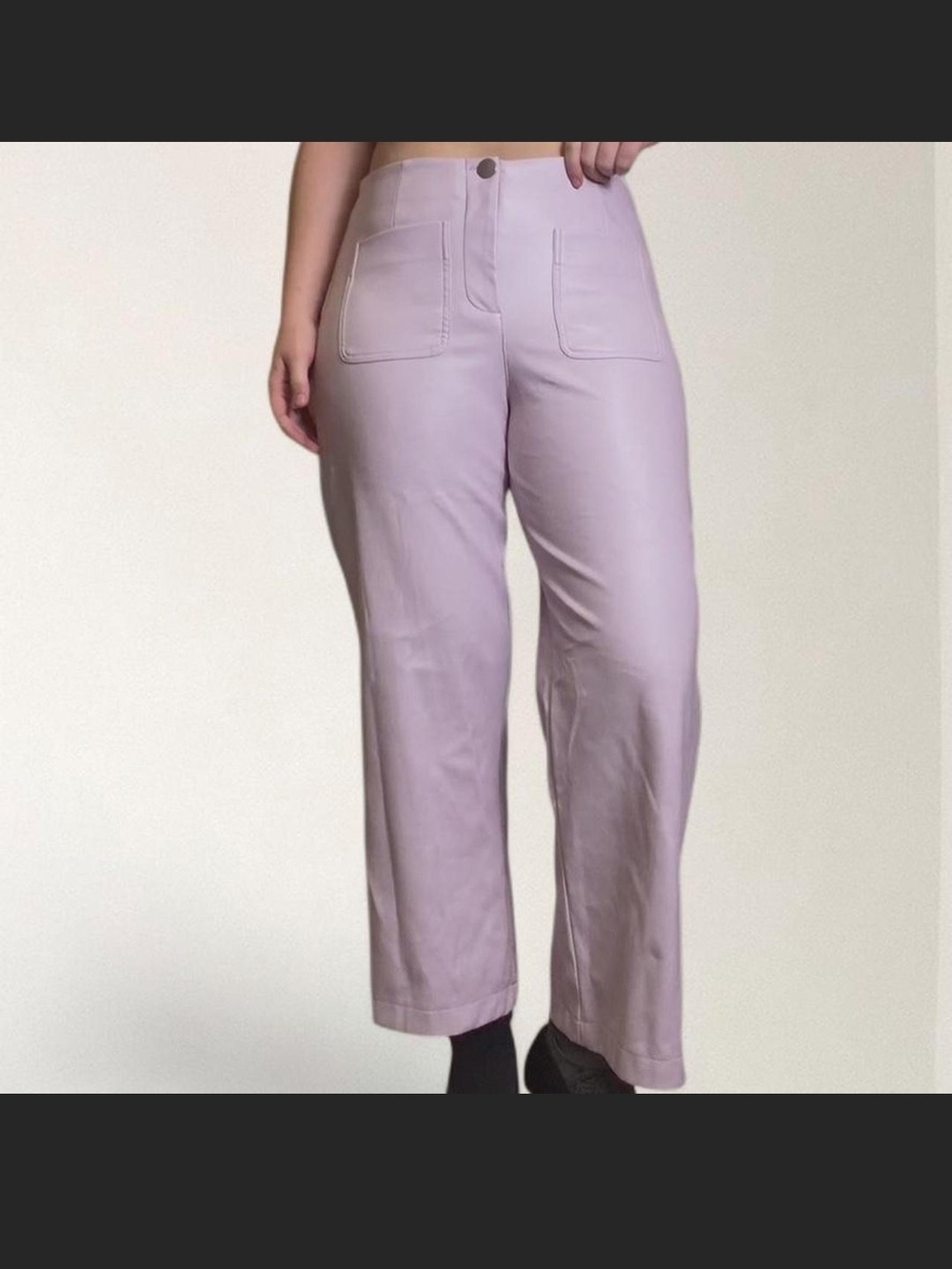 bagatelle Lavender Wide Leg High-Rise Pants